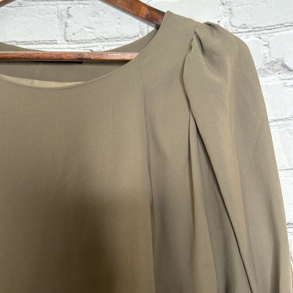Seventy Mushroom Tan Colored Long Sleeve Dress Size Large Excellent Condition - Picture 6 of 15